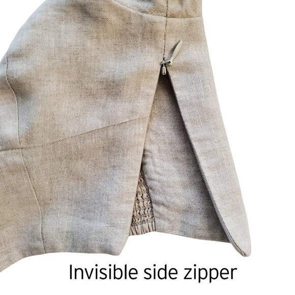 Aritzia- Wilfred Wander 100% Organic Linen Bustier Milkmaid Coquette Blouse XS - Picture 11 of 16